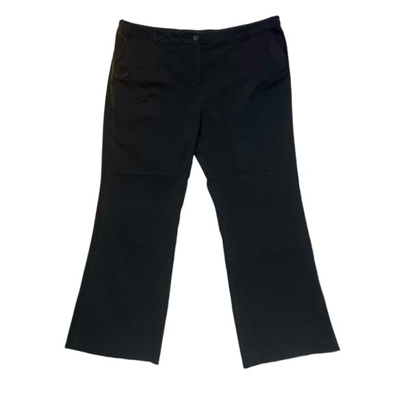 Lane Bryant Women's Black Hi-Rise Wide Leg Dress Slacks Career | Size 24 Reg - Picture 1 of 7